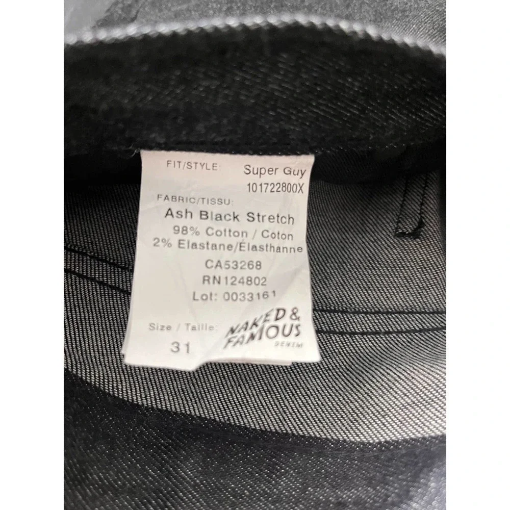 Naked & Famous Super Guy Jeans - Size 31